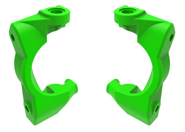 Traxxas 10732-GRN Green Left and Right Caster blocks (c-hubs) fits Mini Maxx®