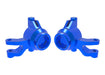 Traxxas 10734-BLUE Blue Aluminum Left and Right Steering Blocks fits Mini Maxx®