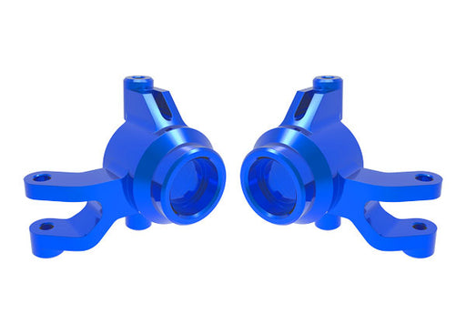 Traxxas 10734-BLUE Blue Aluminum Left and Right Steering Blocks fits Mini Maxx®