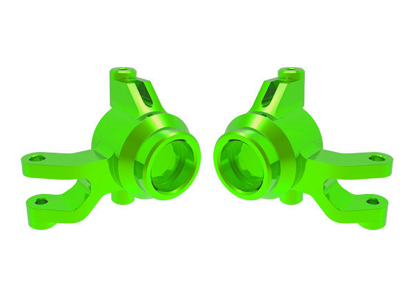 Traxxas 10734-GRN Green Aluminum Left and Right Steering Blocks fits Mini Maxx®