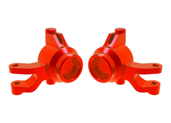 Traxxas 10734-RED Red Aluminum Left and Right Steering Blocks fits Mini Maxx®