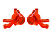 Traxxas 10734-RED Red Aluminum Left and Right Steering Blocks fits Mini Maxx®