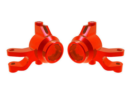 Traxxas 10734-RED Red Aluminum Left and Right Steering Blocks fits Mini Maxx®