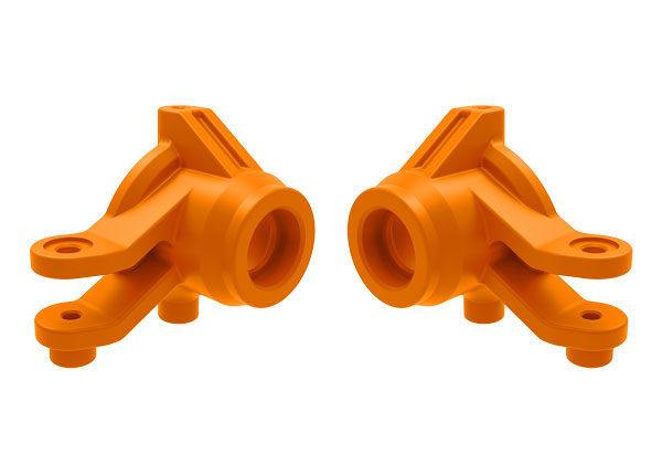 Traxxas 10736-ORNG Orange Left and Right Steering Blocks fits Mini Maxx®
