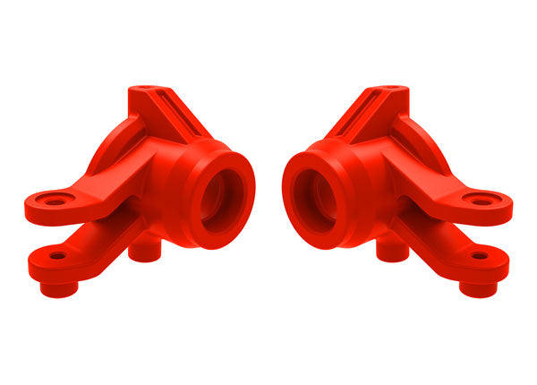 Traxxas 10736-RED Red Left and Right Steering Blocks fits Mini Maxx®