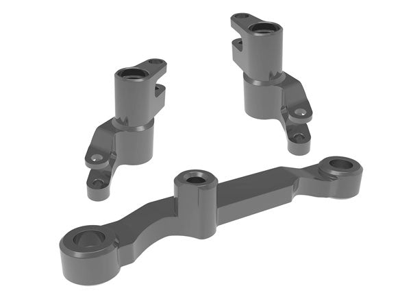 Traxxas 10743-GRAY Gray Aluminum Steering Bellcranks and Draglink fits Mini Maxx®