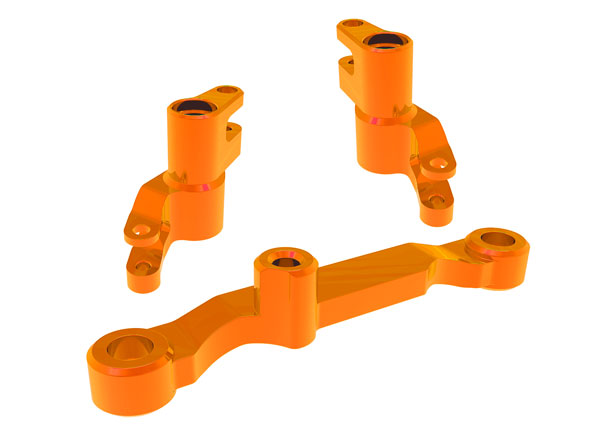 Traxxas 10743-ORNG Orange Aluminum Steering Bellcranks and Draglink fits Mini Maxx®