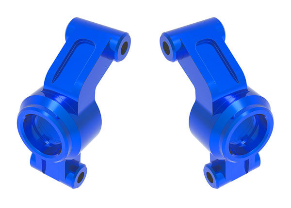 Traxxas 10751-BLUE Blue Aluminum Left and Right Stub Axle Carriers fits Mini Maxx®