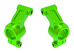 Traxxas 10751-GRN Green Aluminum Left and Right Stub Axle Carriers fits Mini Maxx®