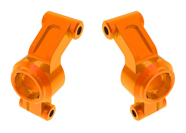 Traxxas 10751-ORNG Orange Aluminum Left and Right Stub Axle Carriers fits Mini Maxx®
