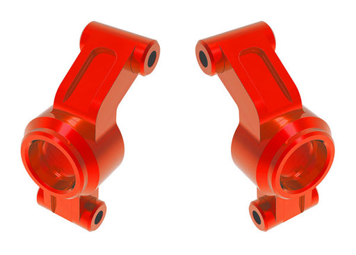 Traxxas 10751-RED Red Aluminum Left and Right Stub Axle Carriers fits Mini Maxx®
