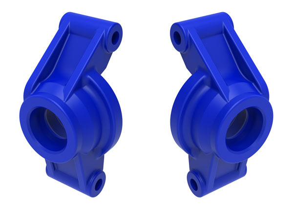 Traxxas 10752-BLUE Blue Left and Right Stub Axle Carriers fits Mini Maxx®