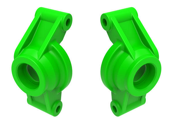 Traxxas 10752-GRN Green Left and Right Stub Axle Carriers fits Mini Maxx®
