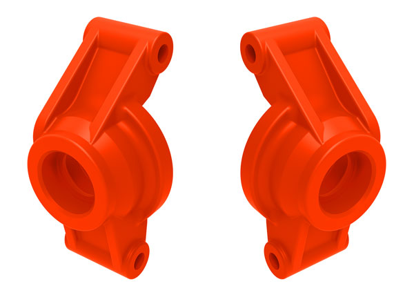 Traxxas 10752-RED Red Left and Right Stub Axle Carriers fits Mini Maxx®