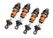 Traxxas 10765-ORNG Orange Aluminum GTR Long Shocks with TiN Shafts fits Mini Maxx®(Set of 4)