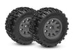 Traxxas 10771-GRAY Front Sledgehammer® Tires & Charcoal Gray Wheels fits Mini Maxx® (2 Pack)