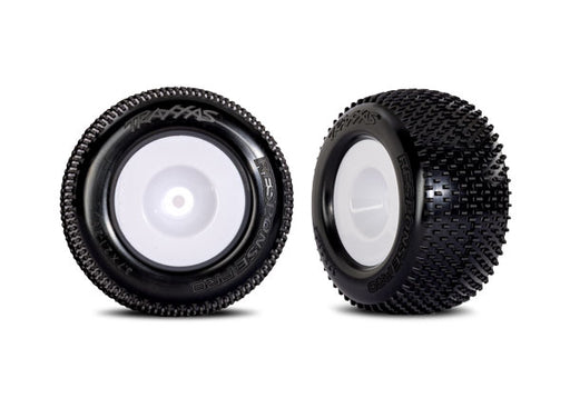 Traxxas 10773-WHT Response Pro Tires & White Wheels fits Mini XRT® (2 Pack)