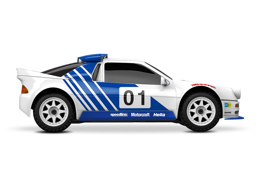 Traxxas 108046-1 White Mini Rally VXL Ford RS200 Rally Car