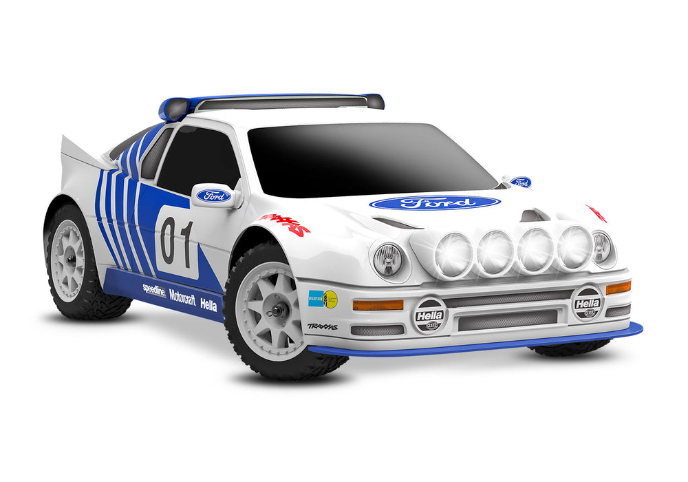 Traxxas 108046-1 White Mini Rally VXL Ford RS200 Rally Car