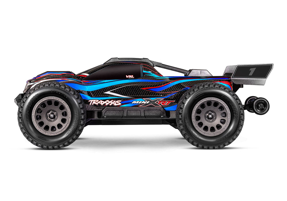 Traxxas 108076-1-BLUE Mini XRT® VXL 4X4 RTR 3S Brushless Compact Truck