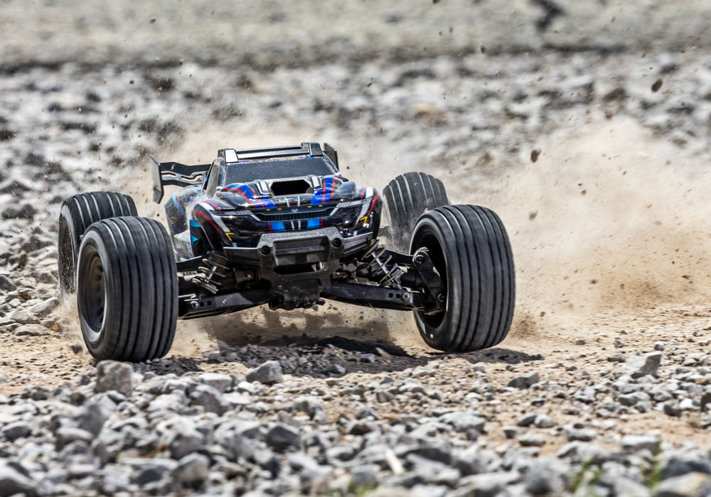 Traxxas 108076-1-BLUE Mini XRT® VXL 4X4 RTR 3S Brushless Compact Truck