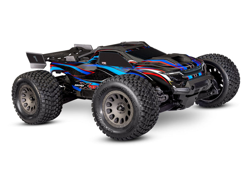 Traxxas 108076-1-BLUE Mini XRT® VXL 4X4 RTR 3S Brushless Compact Truck