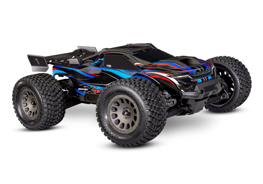 Traxxas 108076-1-BLUE Mini XRT® VXL 4X4 RTR 3S Brushless Compact Truck