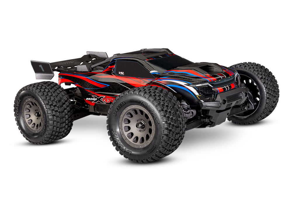 Traxxas 108076-1-RED Mini XRT® VXL 4X4 RTR 3S Brushless Compact Truck