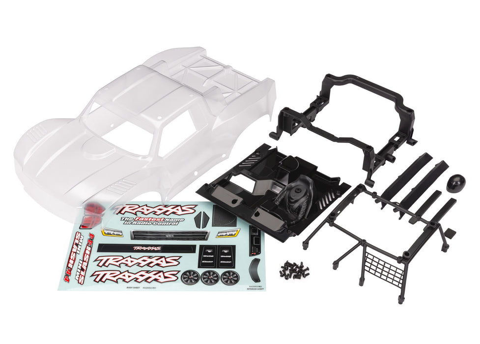 Traxxas 10811 Clear Body for Mini Slash® 4X4 Precut includes Clipless Mounting System