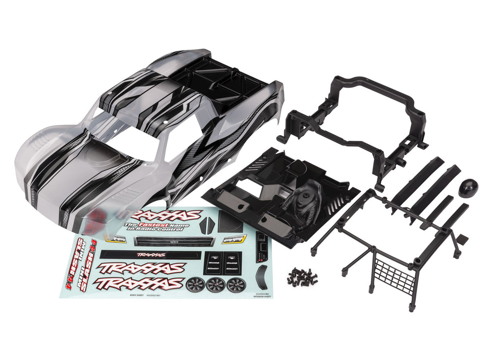Traxxas 10811X ProGraphix® Mini Slash® Body  Pre-cut includes Body Reinforcement and Interior Side Trim and Hardware for clipless mounting