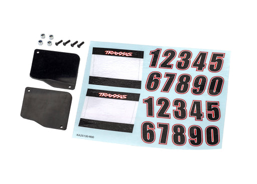 Traxxas 10813 Number Plates left and Right