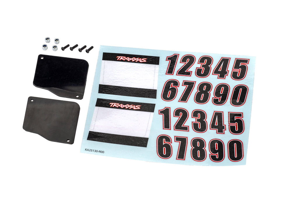 Traxxas 10813 Number Plates left and Right