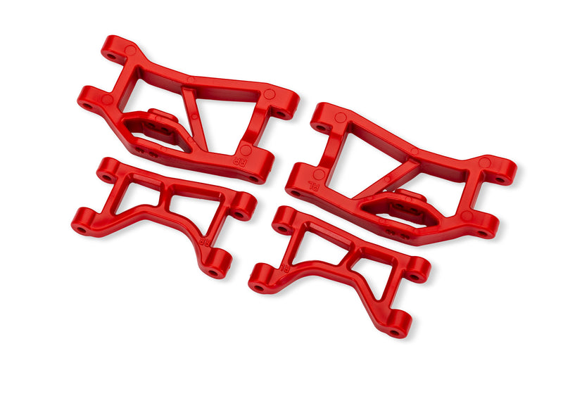Traxxas 10830-RED Red Narrow Rear Suspension Arms Set Upper and Lower