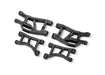 Traxxas 10831-GRAY Gray Narrow Front Suspension Arms Set Upper and Lower