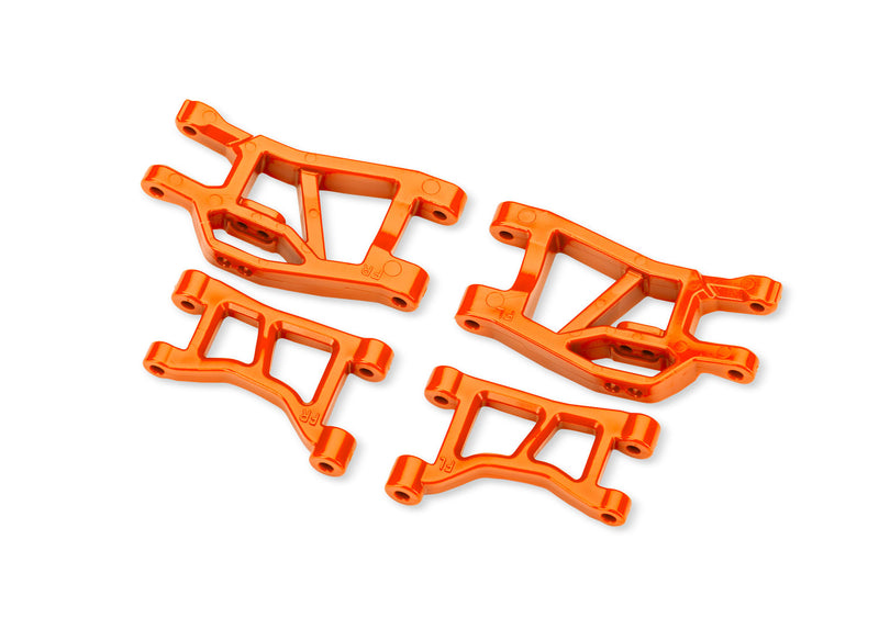 Traxxas 10831-ORNG Orange Narrow Front Suspension Arms Set Upper and Lower