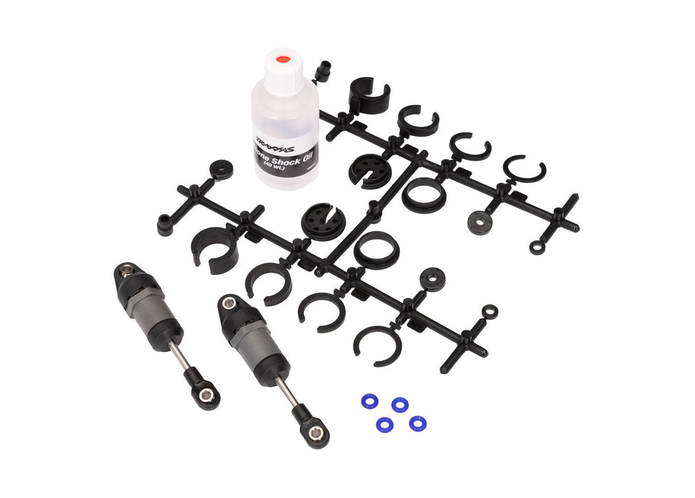 Traxxas 10860 Gray Short Ultra Shocks Includes Spring Pre-load Spacers (2 Pack)