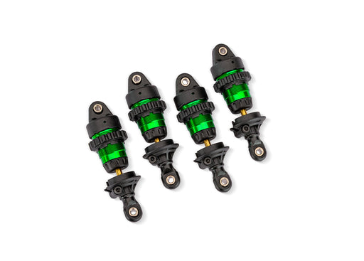 Traxxas 10865-GRN Green Anodized GTR Short Short PTFE-coated bodies with TiN Shafts (4 Pack)