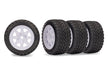 Traxxas 10874 White Mini Rally wheels with Rally Tires (Set of 4)