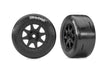 Traxxas 10875-BLK Black Rear Wheel with Slick Tires (1 Pair)