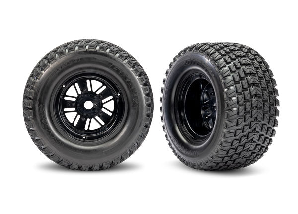 Traxxas 10947 Black Rear Funco Wheels