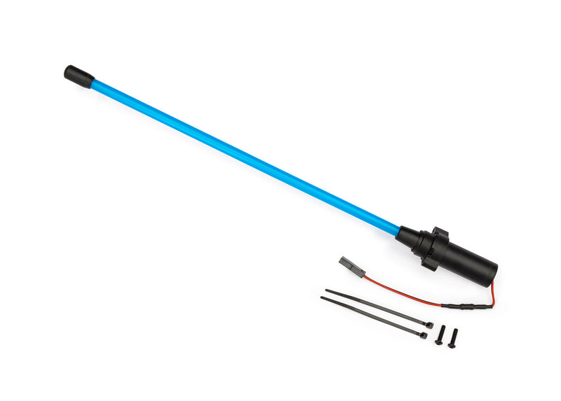 Traxxas 10992 Blue LED Whip Light with Flex Tech Mount (Single)