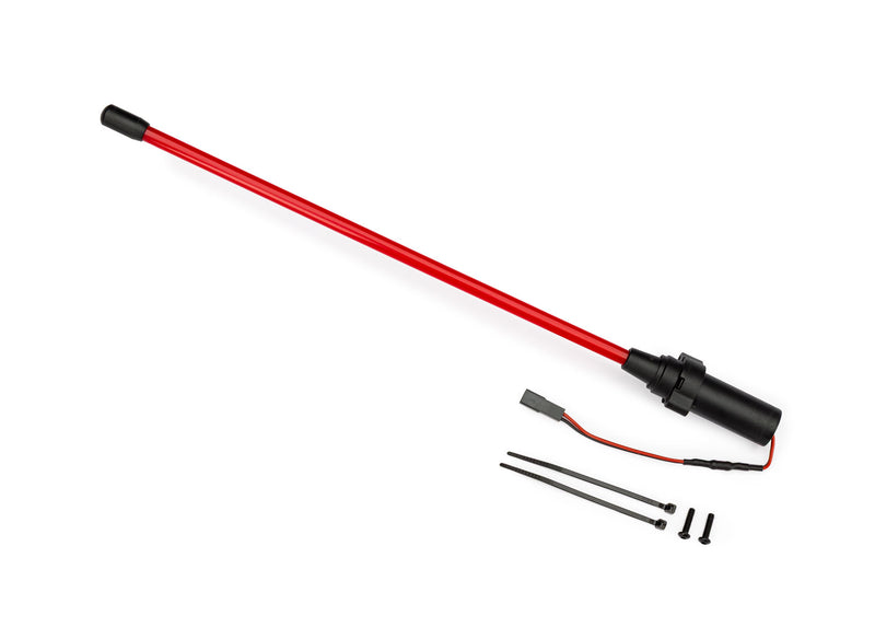 Traxxas 10992 Red LED Whip Light with Flex Tech Mount (Single)