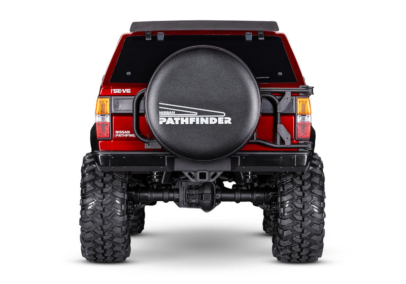 Traxxas 110056-4 TRX-4 1/10 Scale RTR 4WD Crawler with Red Nissan Pathfinder Clipless Body