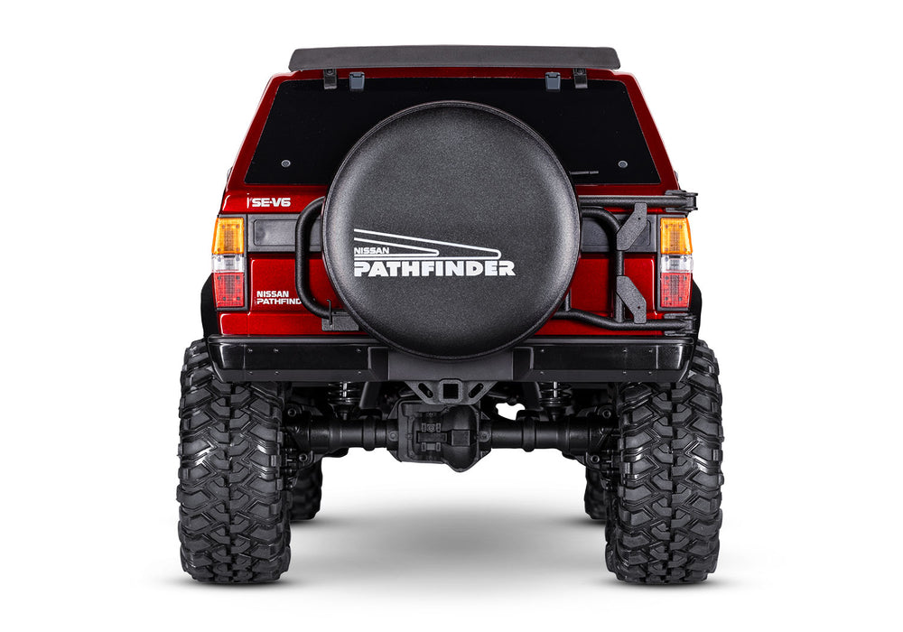 Traxxas 110056-4 TRX-4 1/10 Scale RTR 4WD Crawler with Red Nissan Pathfinder Clipless Body