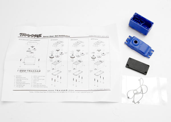 Traxxas 2074 Replacement Waterproof Servo Case and Gaskets for 2056 & 2075 Servos