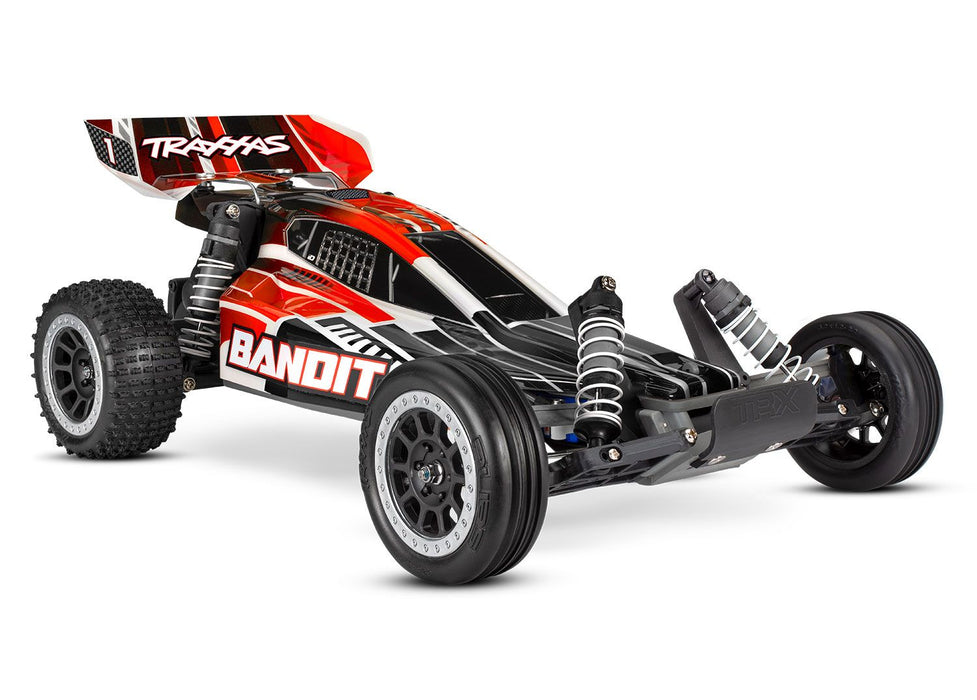 Traxxas 24054-8 XL-5 Brushed Red 2WD Bandit 1/10 RTR Off-Road Electric Buggy