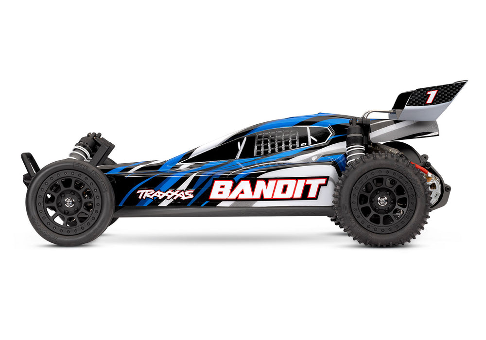 Traxxas 24254-8 XL-5 Blue 2WD Bandit 1/10 RTR Off-Road Electric Buggy with Battery