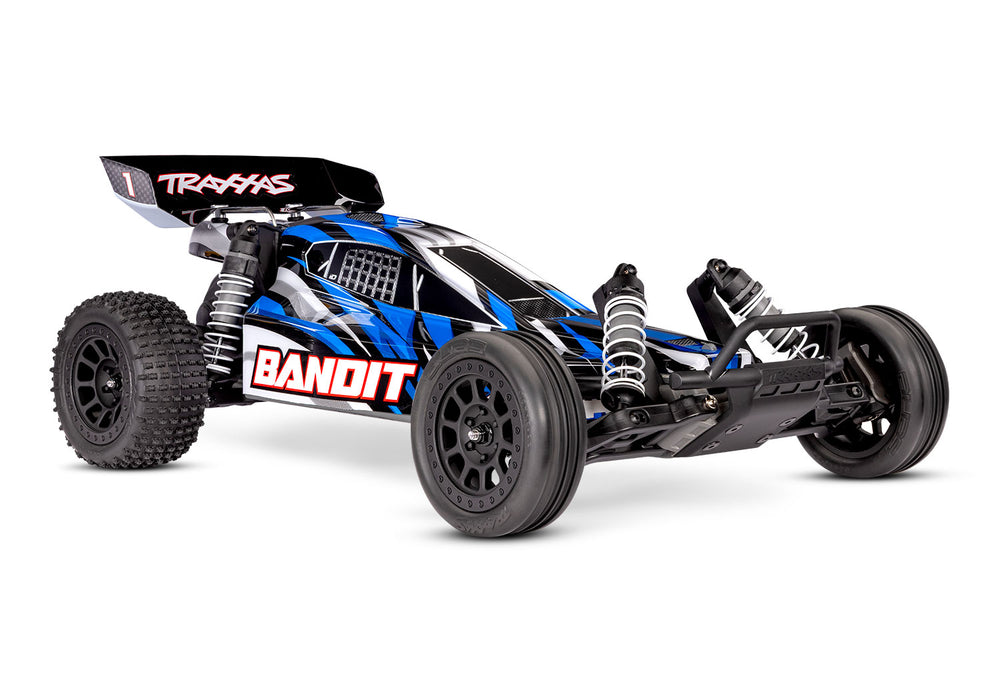 Traxxas 24254-8 XL-5 Blue 2WD Bandit 1/10 RTR Off-Road Electric Buggy with Battery