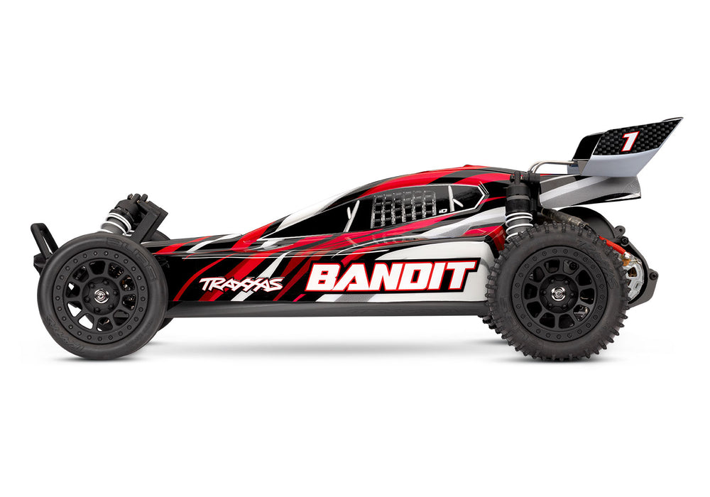 Traxxas 24254-8 XL-5 Red 2WD Bandit 1/10 RTR Off-Road Electric Buggy with Battery