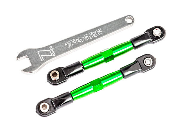 Traxxas 2444G Front Green Turnbuckles or Camber Links 47mm for Bandit